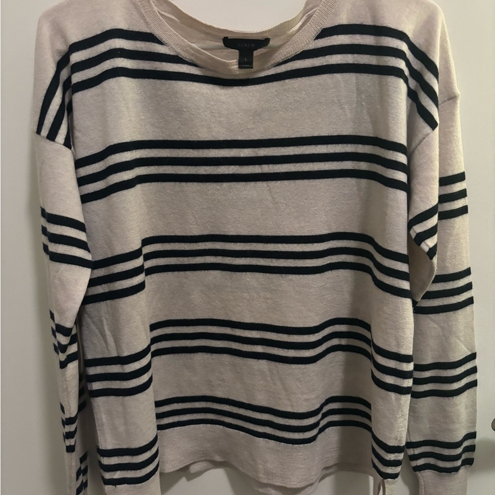 JCREW Striped Sweater in Large